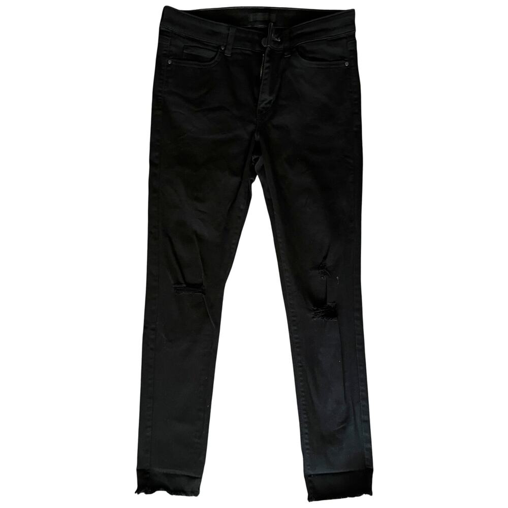 Uniqlo Black Skinny Jeans, W28